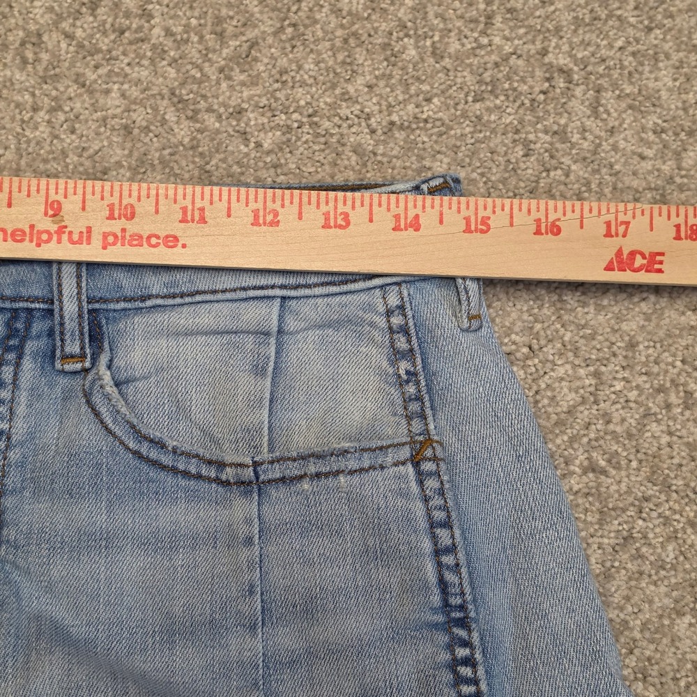 Anthropologie Pilcro The Millie Low Slung Barrel Jeans Light Wash 27P Petite - Picture 6 of 10
